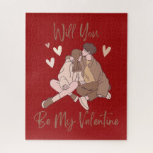 Werden Sie mein Valentinin sein?