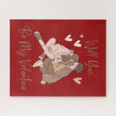 Werden Sie mein Valentinin sein? Puzzle (Horizontal)