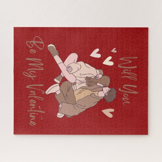Werden Sie mein Valentinin sein? Puzzle (Horizontal)