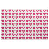 Werden Sie mein Valentinisches Rotes Herz sein? Stoff (Yard (91,4 cm))