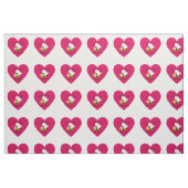 Werden Sie mein Valentinisches Rotes Herz sein? Stoff (Fat Quarter (45,7 x 55,9 cm))