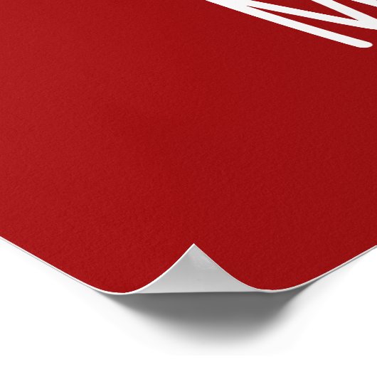 Werden Sie mein Valentinposter sein? Poster (Ecke)