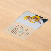 Werden Sie mein Vater Vorschlag Foto Taufe? Acryleinladungen (Ablage )