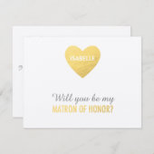 Werden Sie mein Vorkämpfer der Ehrenschablone des Einladung (Vorne/Hinten)