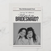 werden Sie mein Vorschlag für ein Brautparty von B Einladung (Vorne/Hinten)