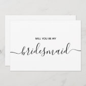 Werden Sie mein Vorschlag für ein Brautparty von B Einladung (Vorne/Hinten)