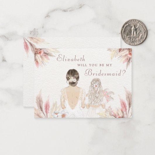 Werden Sie mein Vorschlag für ein überseeisches Bl Mitteilungskarte (Vorderseite/Rückseite Beispiel)