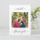 Werden Sie mein Vorschlag für eine Hochzeitsfeier Karte (Stehend Vorderseite)