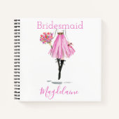 Werden Sie mein Vorschlag für eine Trauzeugin von Notizblock (Vorderseite)