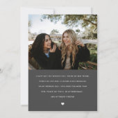 Werden Sie mein Vorschlag für eine Überbrückungshi Einladung (Rückseite)