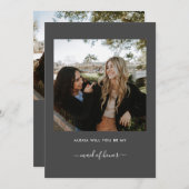 Werden Sie mein Vorschlag für eine Überbrückungshi Einladung (Vorne/Hinten)