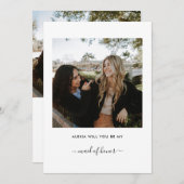 Werden Sie mein Vorschlag für eine Überbrückungshi Einladung (Vorne/Hinten)