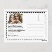 Werden Sie mein Vorschlag für eine übergeordnete Z Postkarte (Rückseite)