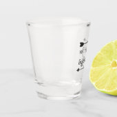 Werden Sie mein Vorschlag von Bridesmaid sein? Schnapsglas (Links)