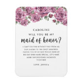 Werden Sie mein Vorschlag zur Trauzeugin sein? Magnet (Vertikal)