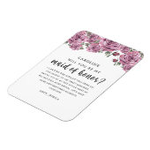 Werden Sie mein Vorschlag zur Trauzeugin sein? Magnet (Linke Seite)