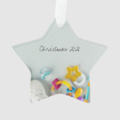 Werden Sie mein Weihnachts-Weihnachtssternornament Ornament (Rückseite)