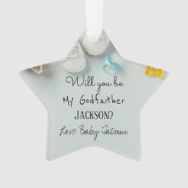 Werden Sie mein Weihnachts-Weihnachtssternornament Ornament