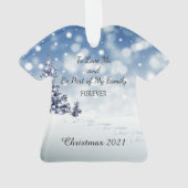 Werden Sie mein Weihnachtsvorschlag für meine Mutt Ornament (Rückseite)