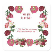 Werden Sie meine BAE Rustikale Rose Vintag Valenti