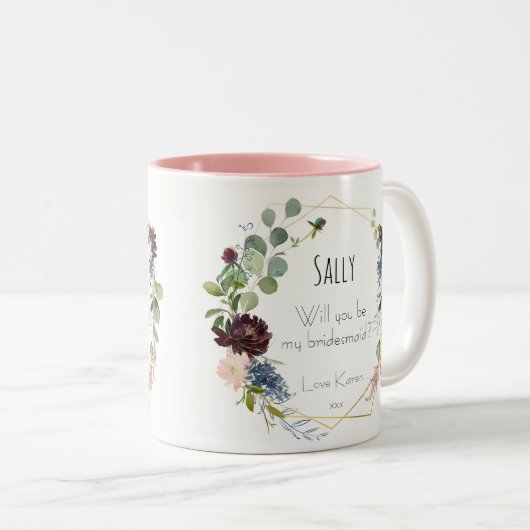 Werden Sie meine blaublühende Tasse sein? (VorderseiteRechts)