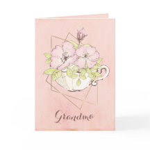 Werden Sie meine Blume Oma Hübsch Rosa Hochzeit?