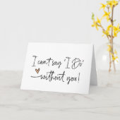 Werden Sie meine Brautjungfrau sein, die eine Brau Karte (Gelbe Blume)