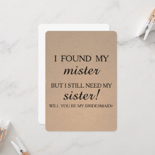 Werden Sie meine Brautjungfrau sein? Einladung