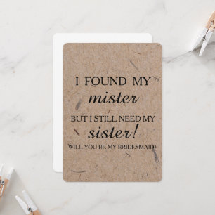 Werden Sie meine Brautjungfrau sein? Einladung