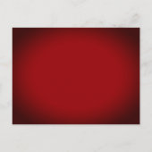 Werden Sie meine Bridesmädchen Herbst florale rot Postkarte (Rückseite)