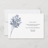 Werden Sie meine Bridesmaid-Blumen sein? (Rückseite)