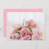 Werden Sie meine Bridesmaid Bouquet-Einladung sein Einladung (Vorne/Hinten)