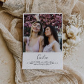 Werden Sie meine Bridesmaid, Bridesmaid-Fotokarte Einladung