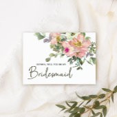 Werden Sie meine Bridesmaid-Eggshell und Blush?