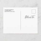 Werden Sie meine Bridesmaid Eukalyptus Greenery? Ankündigungspostkarte (Rückseite)