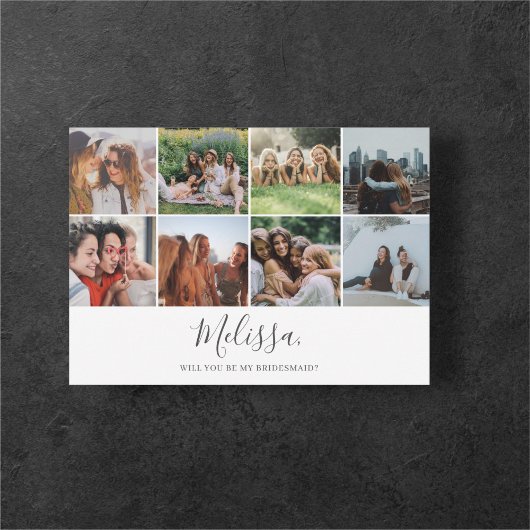 Werden Sie meine Bridesmaid-Fotosammlung sein? Einladung