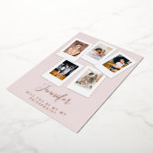 Werden Sie meine Bridesmaid Friends Fotos Foil Car Folieneinladung (Gedreht)