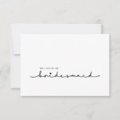 Werden Sie meine "Bridesmaid Heart Frag"-Karte sei Einladung (Vorderseite)