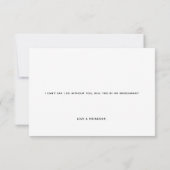 Werden Sie meine "Bridesmaid Herz Vorschlag Card" (Rückseite)