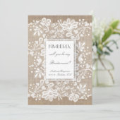 Werden Sie meine Bridesmaid-Hochzeit und Hochzeit? Einladung (Stehend Vorderseite)