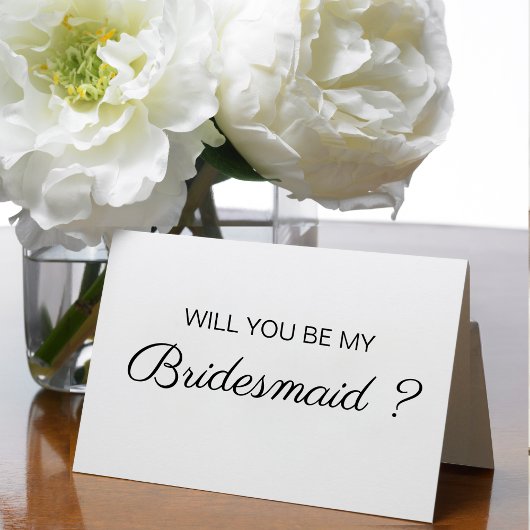 Werden Sie meine Bridesmaid-Hochzeitsgeschenke sei Karte