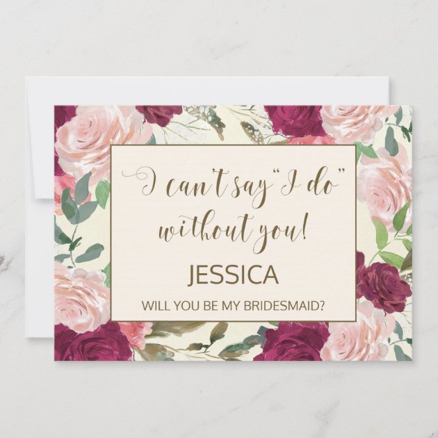Brautjungfern-Karte „Will You Be My Bridesmaid?“ – Überraschungskarte Für Die Beste Freundin, Lustige Einladung, PC450