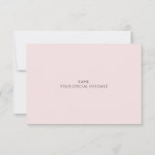 Werden Sie meine Bridesmaid-Karte - Rose Gold Glit Einladung (Rückseite)