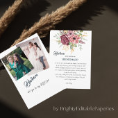 Werden Sie meine Bridesmaid-Karte sein? Dankeskarte