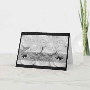 Werden Sie meine Bridesmaid-Karte sein? Einladung