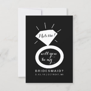 Werden Sie meine Bridesmaid-Karte sein? Einladung