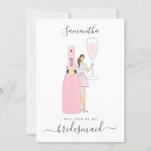 Werden Sie meine Bridesmaid-Karte sein? Einladung