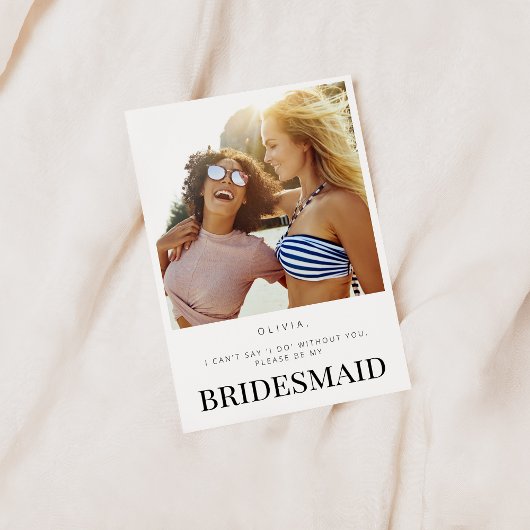 Werden Sie meine Bridesmaid-Karte sein? Einladung