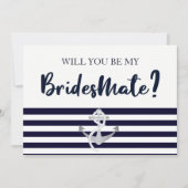 Werden Sie meine Bridesmaid-Karte sein? Einladung (Vorderseite)