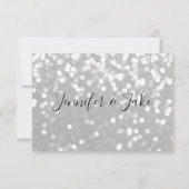 Werden Sie meine Bridesmaid-Karte sein - funkelnde Einladung (Rückseite)